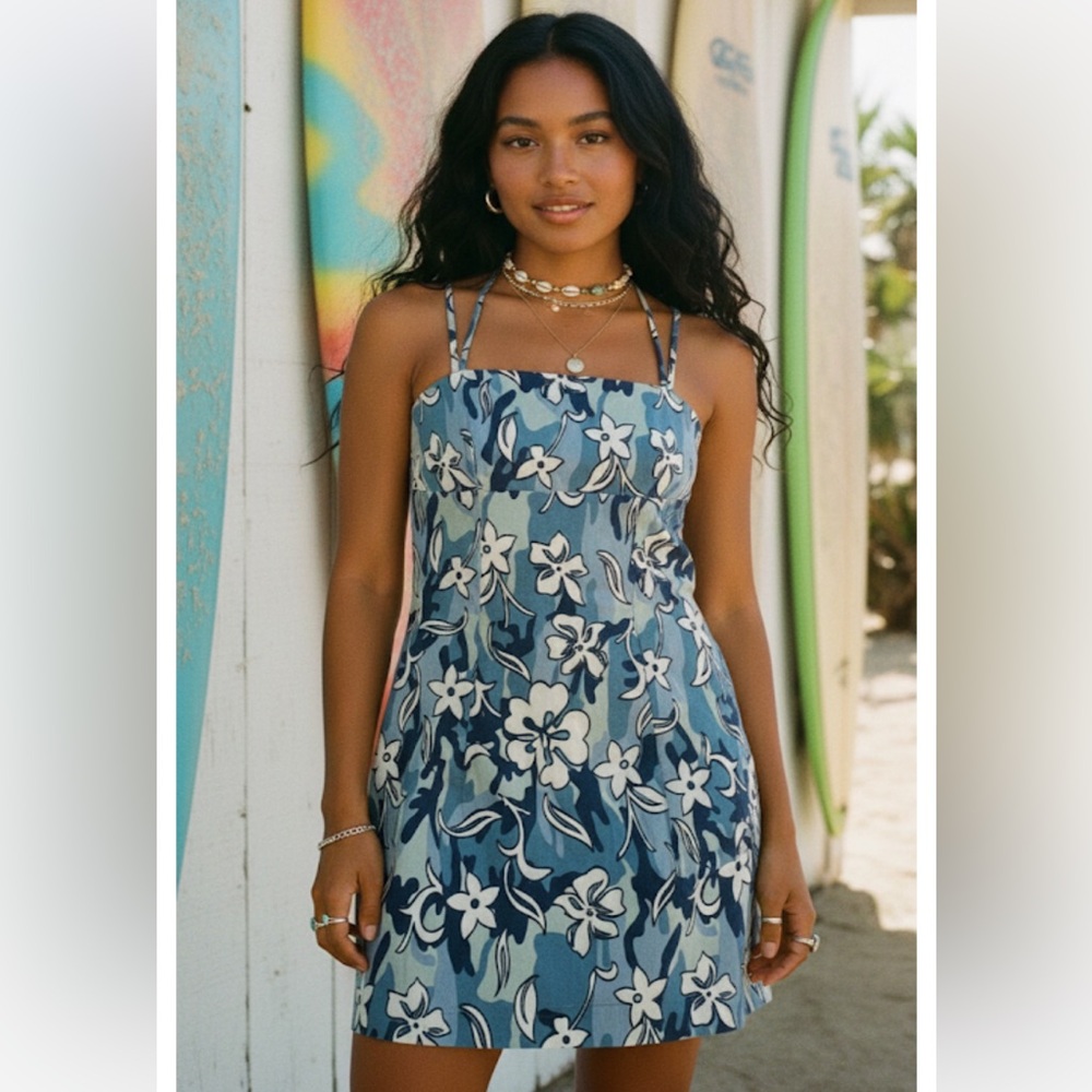 City Triangles Vintage 90s Y2K Hawaiian Dress